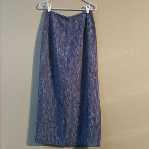Blue Savion Size 10 Maxi Skirt With Tags